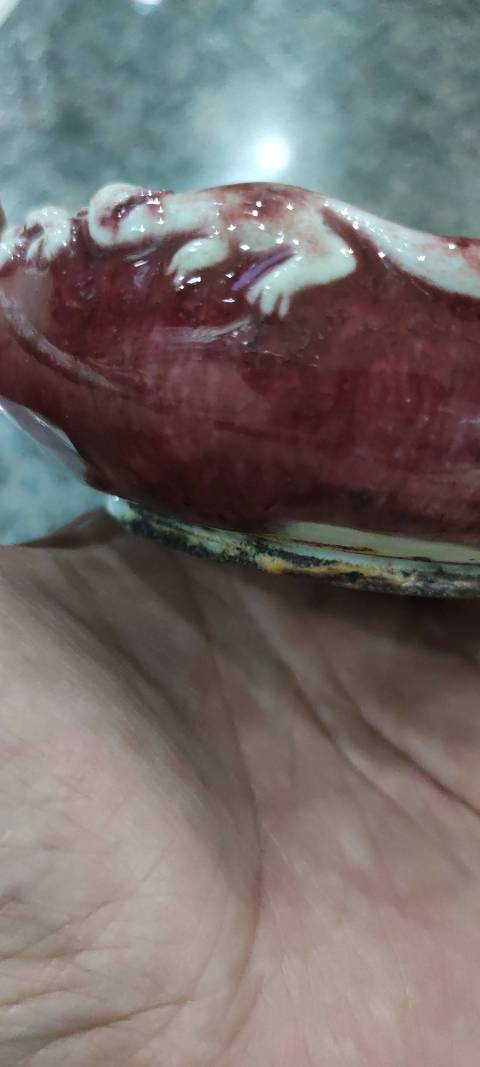 古玩陶瓷紅釉洗拍賣,當前價格6800元
