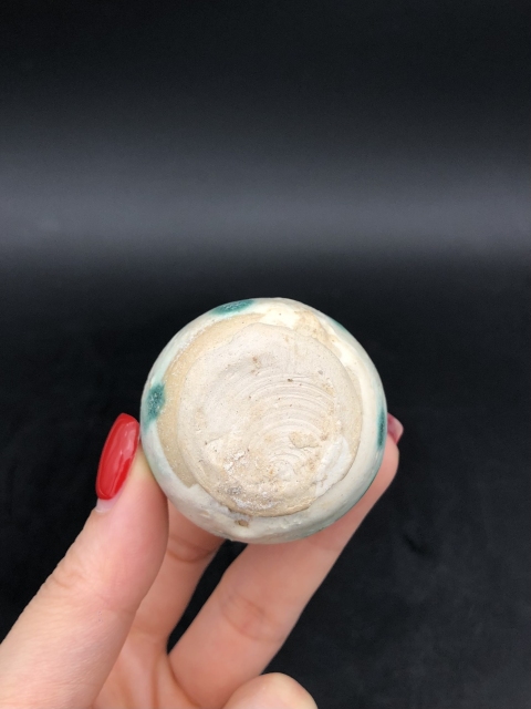 古玩陶瓷五代邢窯提籃水盂拍賣，當前價格0元