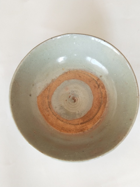 古玩陶瓷【實物保真】明代.青瓷青花花卉紋碗拍賣，當前價格398元