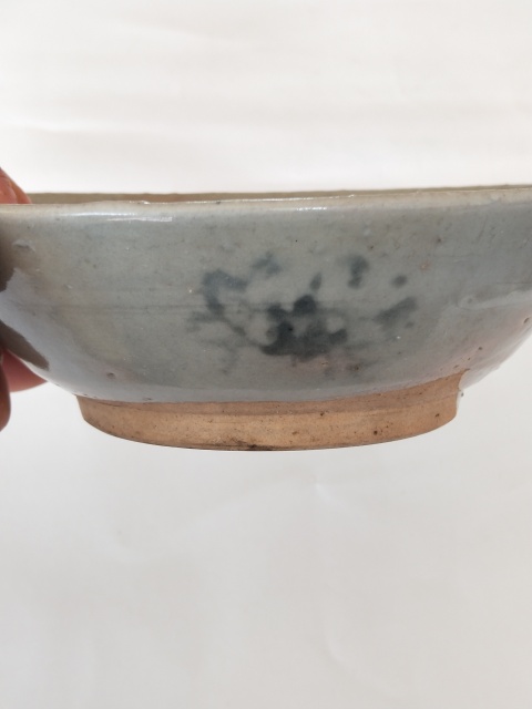 古玩陶瓷【實物保真】明代.青瓷青花花卉紋碗拍賣，當前價格398元