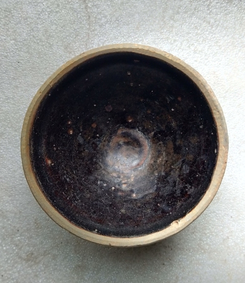 古玩陶瓷宋代 吉州窯臥足 黑釉茶盞拍賣,當前價格1999元