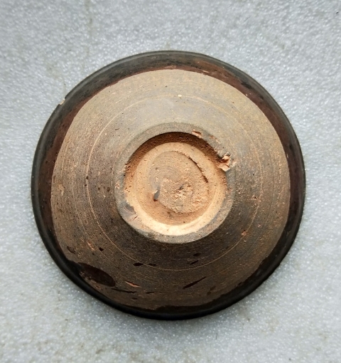 古玩陶瓷宋代 吉州窯臥足 黑釉茶盞拍賣,當前價格1999元