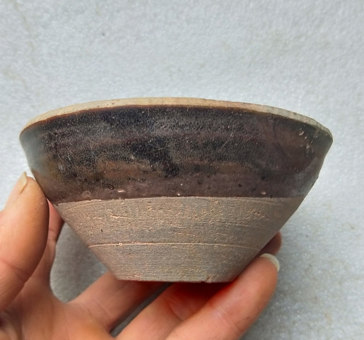 古玩陶瓷宋代 吉州窯臥足 黑釉茶盞拍賣,當前價格1999元