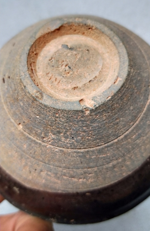 古玩陶瓷宋代 吉州窯臥足 黑釉茶盞拍賣,當前價格1999元