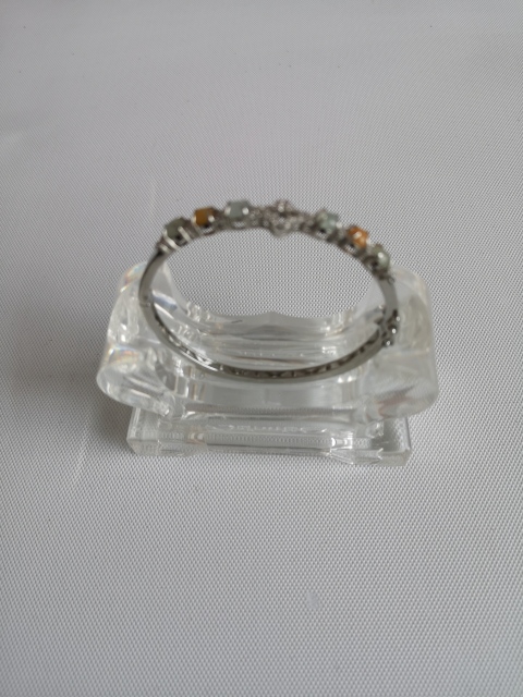 古玩玉器翡翠手鐲拍賣(mài)，當(dāng)前價(jià)格550元