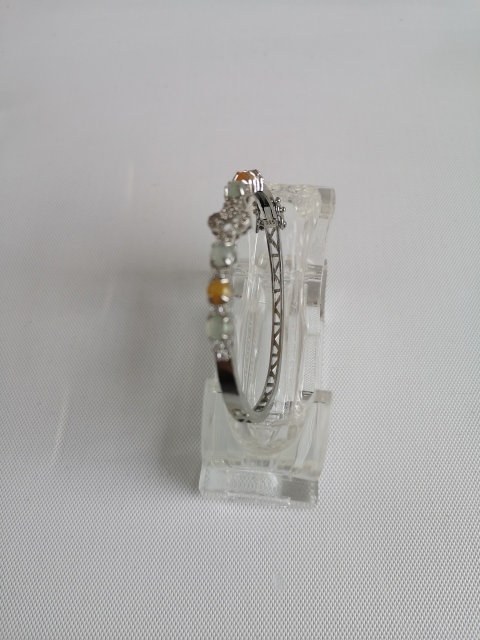 古玩玉器翡翠手鐲拍賣(mài)，當(dāng)前價(jià)格550元