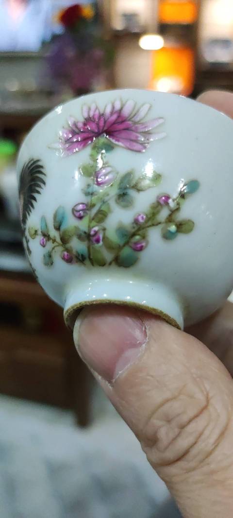 古玩陶瓷粉彩杯拍賣,當前價格3200元