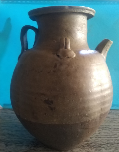 古玩陶瓷青釉壺拍賣，當(dāng)前價(jià)格3998元