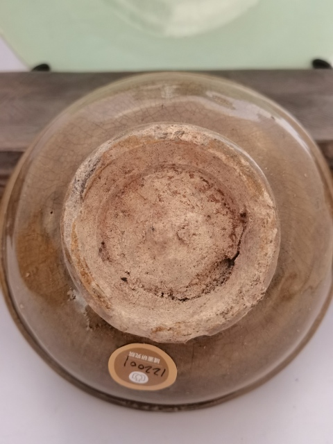 古玩陶瓷龍泉青釉仙鶴紋碗拍賣，當(dāng)前價格4500元