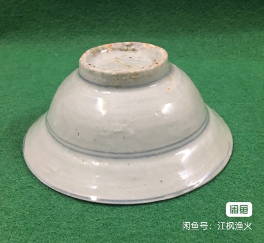 古玩陶瓷明末清初青花敞口碗拍賣，當前價格700元