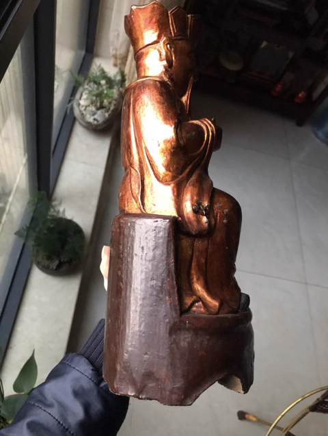 古玩雜項清代木雕造像拍賣,當(dāng)前價格6500元