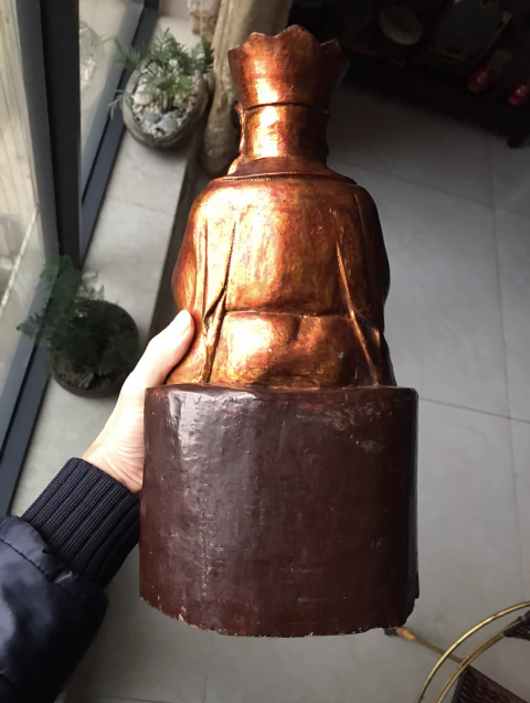 古玩雜項清代木雕造像拍賣,當(dāng)前價格6500元