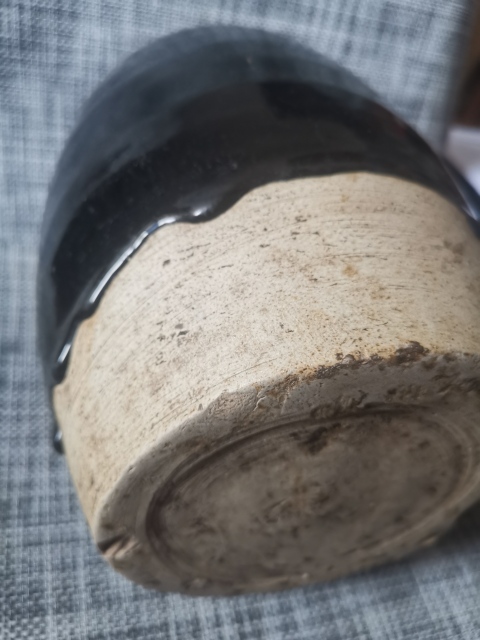 古玩陶瓷明代,磁州窯,黑釉大梅瓶拍賣(mài),當(dāng)前價(jià)格3333元