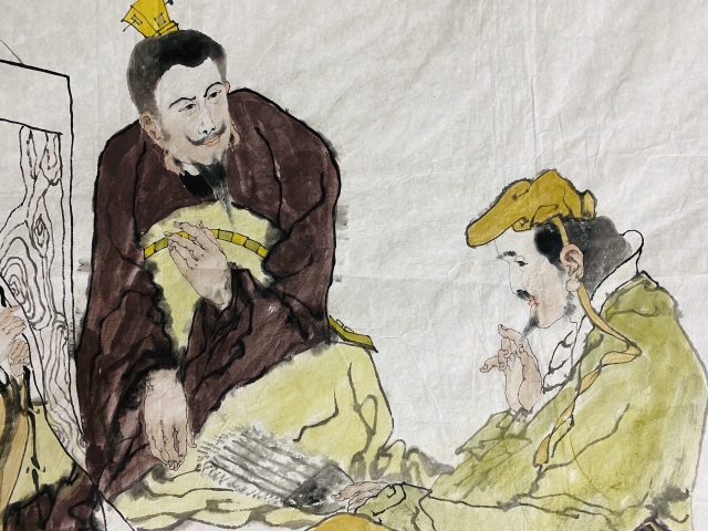 古玩字畫川師大教授中美協孔凡濤精品人物拍賣,當前價格1399元