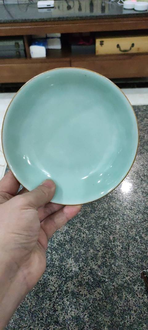 古玩陶瓷青釉盤拍賣,當前價格800元