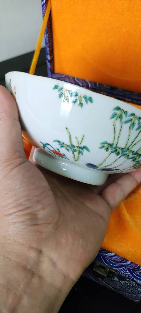 古玩陶瓷粉彩碗拍賣,當前價格5000元