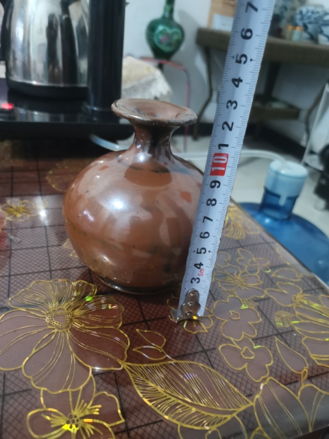 古玩陶瓷山西窯口紫金釉蘋果尊拍賣，當前價格3999元