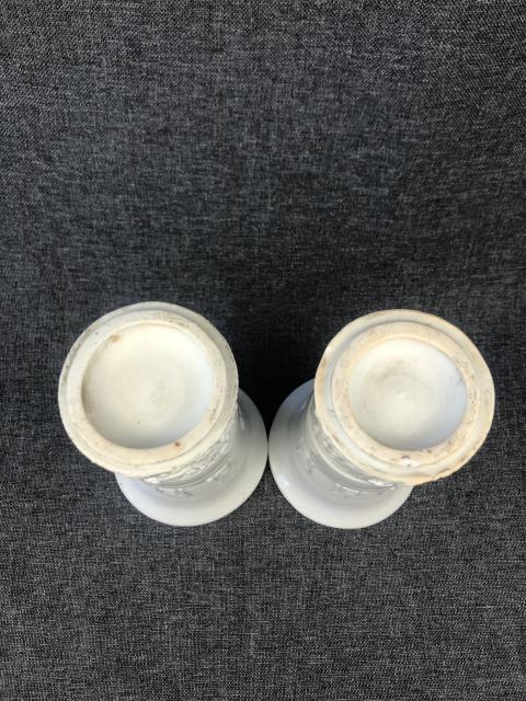 古玩陶瓷清末民初?德化窯花觚拍賣，當前價格1200元