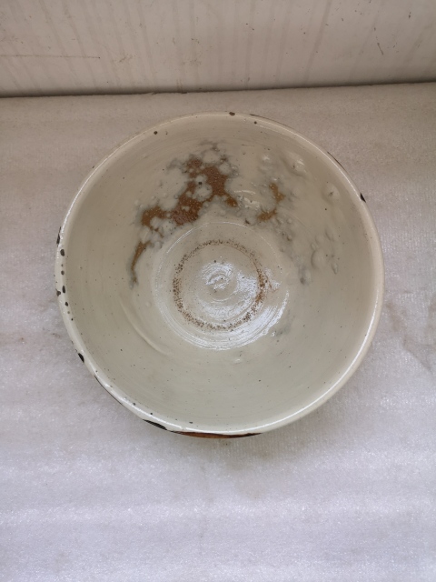 古玩陶瓷磁州窯白地福壽字碗拍賣,當前價格350元
