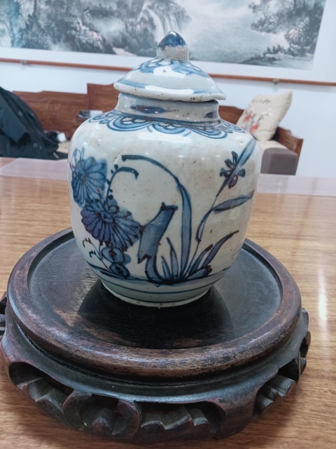 古玩陶瓷萬歷罐拍賣，當前價格3700元