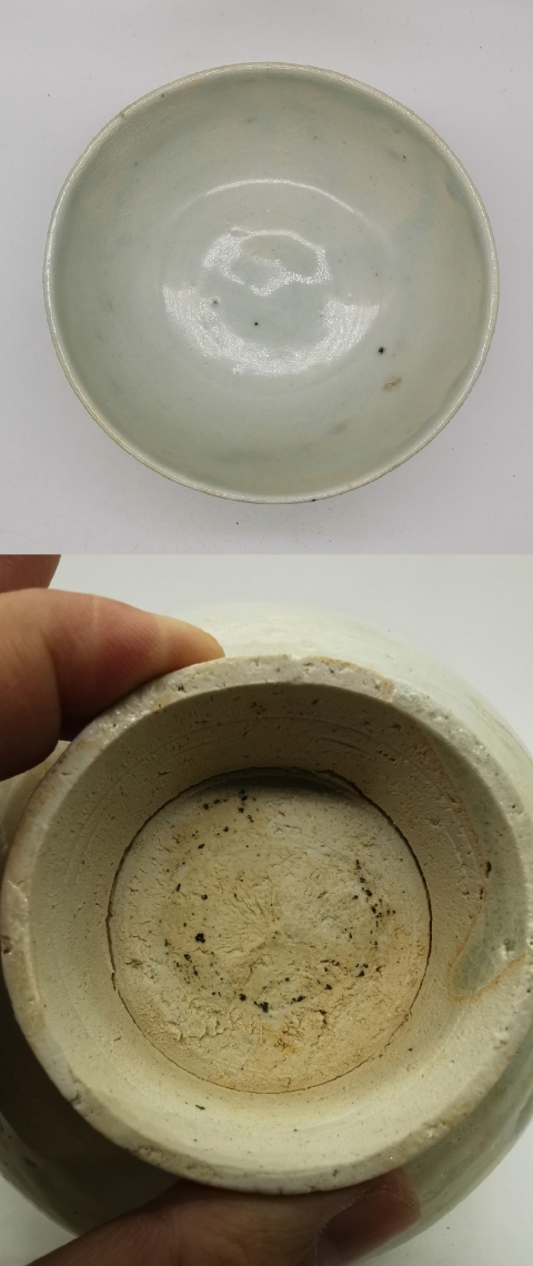 古玩陶瓷景德鎮窯白釉高足貢碗拍賣,當前價格1600元