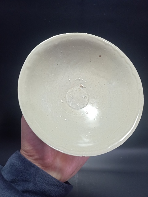 古玩陶瓷【宋代】景德鎮窯系青白釉斗笠碗拍賣,當前價格1元