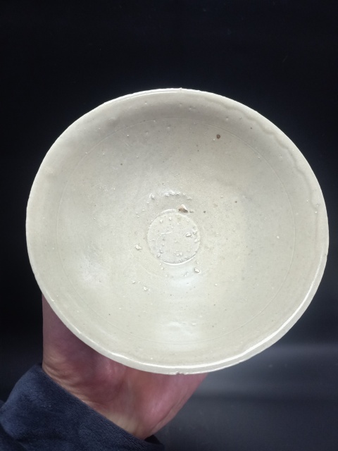 古玩陶瓷【宋代】景德鎮窯系青白釉斗笠碗拍賣,當前價格1元