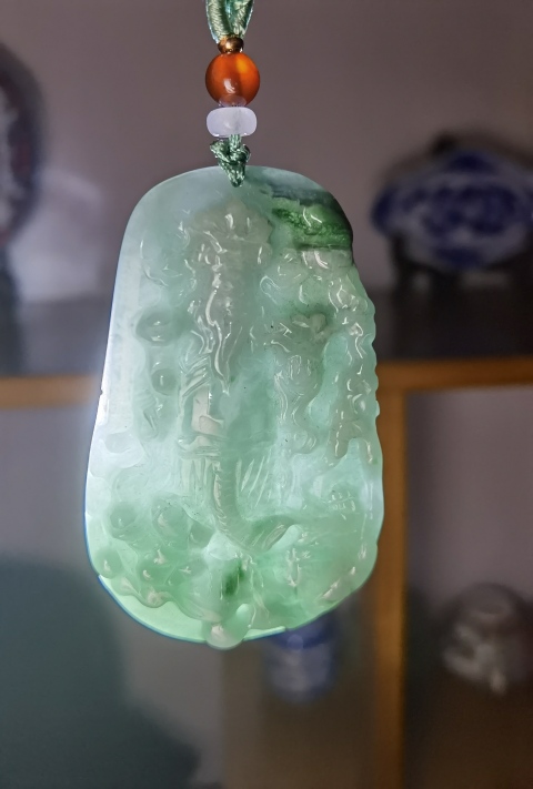 古玩玉器翡翠佩飾拍賣，當前價格90元
