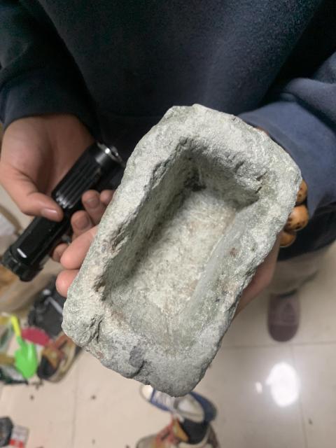 古玩雜項高古稀有礦石老香爐拍賣,當前價格500元