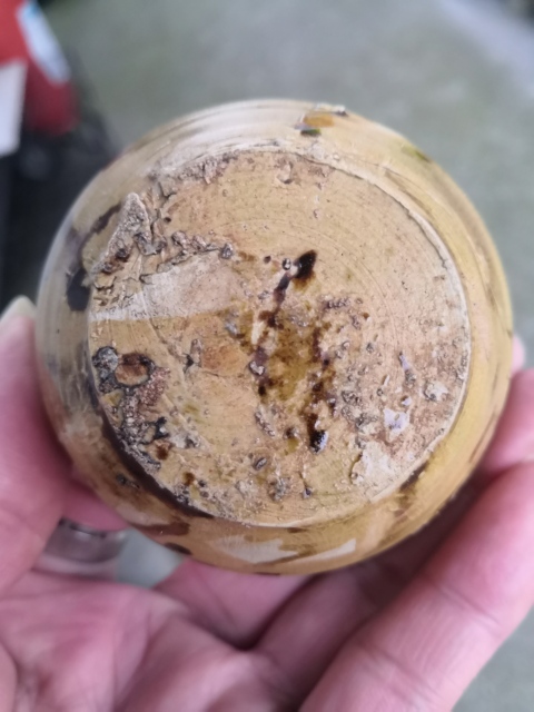 古玩陶瓷福建窯口醬釉杯拍賣，當前價格200元