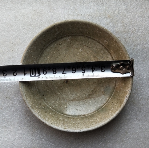 古玩陶瓷唐代 越窯臥足 青釉盤拍賣，當前價格999元