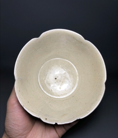 古玩陶瓷影清花口碗拍賣，當前價格1698元