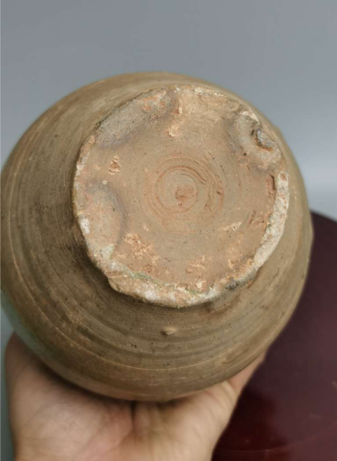 古玩陶瓷精美兩晉青釉雙系盤(pán)口壺拍賣(mài),當(dāng)前價(jià)格1元