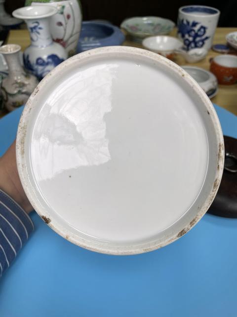 古玩陶瓷清道光 精品粉彩花鳥紋 竹節(jié)形大蓋缸拍賣,當(dāng)前價格2600元