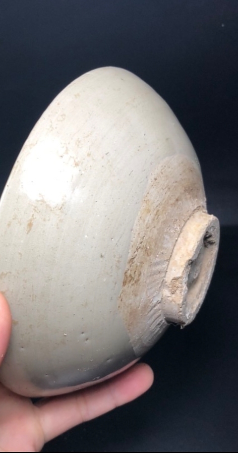 古玩陶瓷白釉碗拍賣,當前價格1元