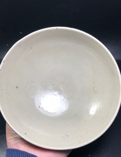 古玩陶瓷白釉碗拍賣,當前價格1元