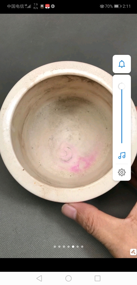 古玩陶瓷山水紋圈足筒式香爐拍賣，當前價格1698元