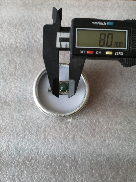 古玩玉器翡翠戒指拍賣，當前價格550元