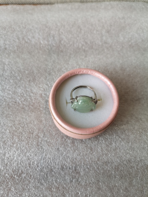 古玩玉器彌勒戒指拍賣,當前價格260元