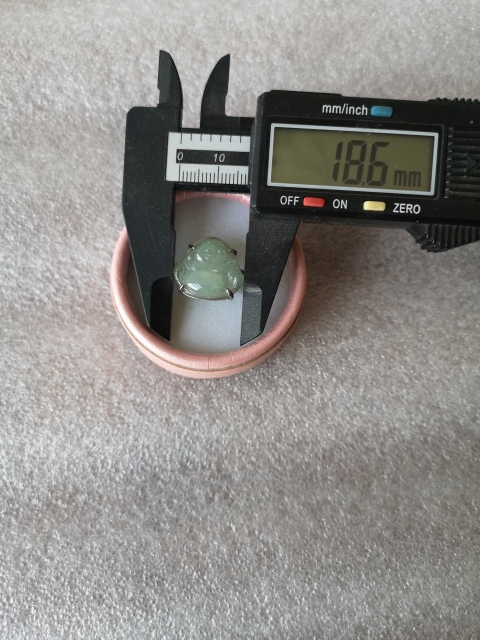 古玩玉器彌勒戒指拍賣,當前價格260元