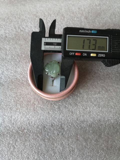 古玩玉器彌勒戒指拍賣,當前價格260元