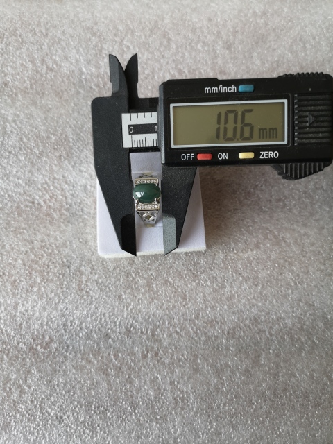 古玩玉器翡翠男戒指拍賣，當前價格550元
