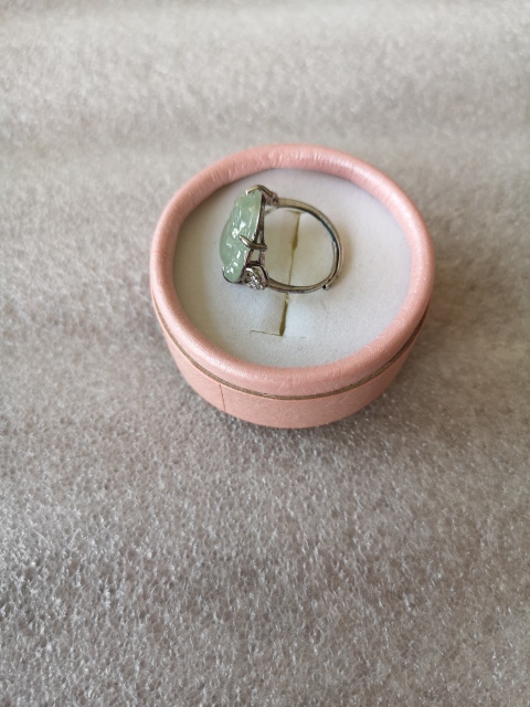 古玩玉器彌勒戒指拍賣,當前價格260元
