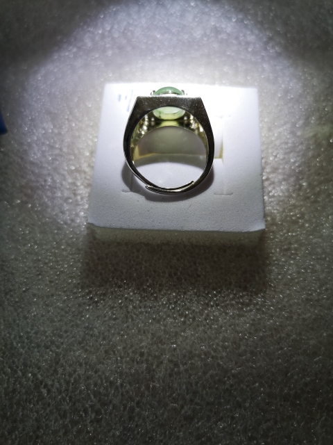 古玩玉器翡翠男戒指拍賣，當前價格580元