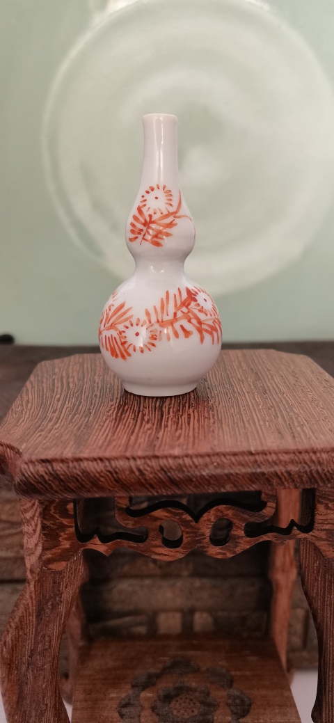 古玩陶瓷葫蘆瓶拍賣,當前價格1000元
