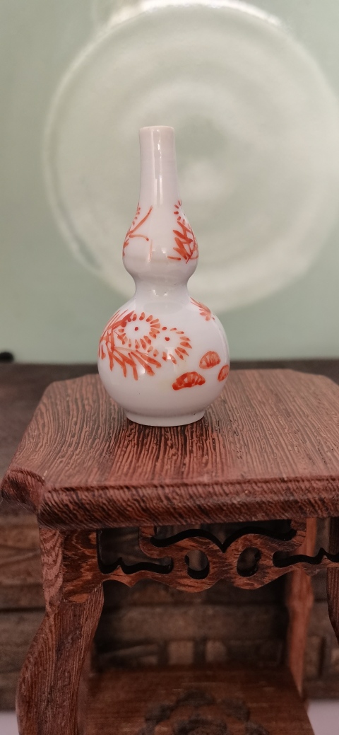 古玩陶瓷葫蘆瓶拍賣,當前價格1000元