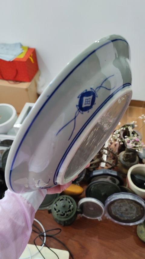 古玩陶瓷底圖盤拍賣,當前價格299元