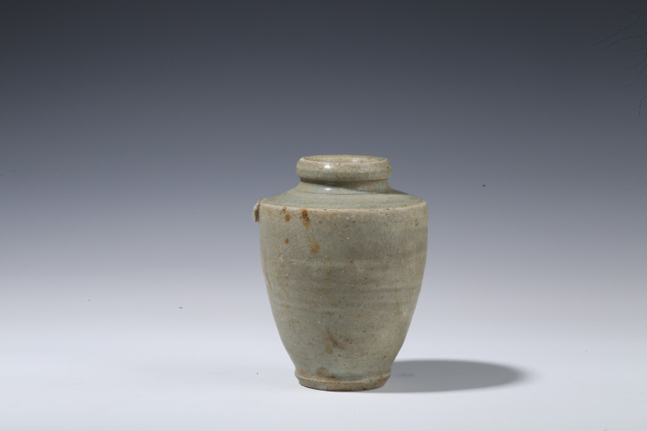 古玩陶瓷明代晚期?青白釉小罐拍賣，當前價格1300元