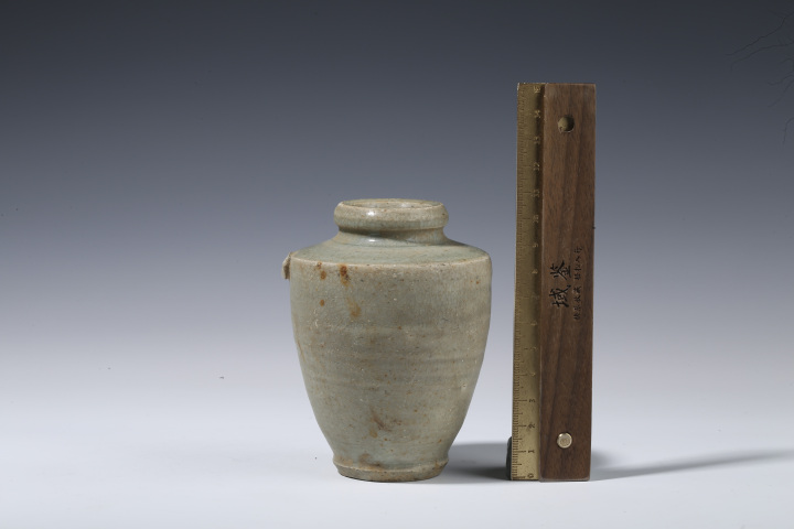 古玩陶瓷明代晚期?青白釉小罐拍賣，當前價格1300元