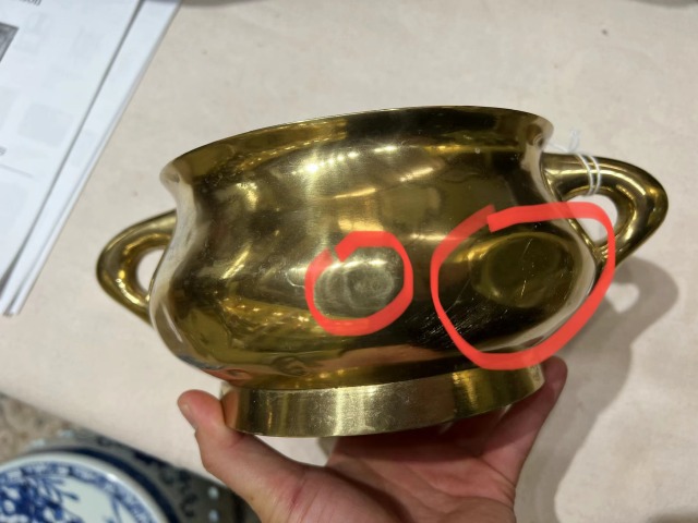 古玩銅器爐子拍賣,當前價格22000元